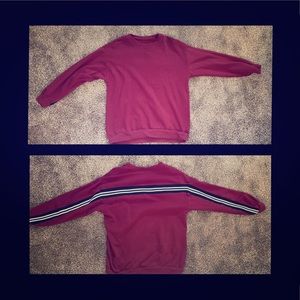 Burgundy Crewneck Sweater